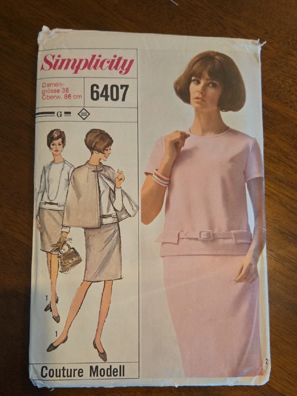 Simplicity Pink Pencil Skirt and Top Set